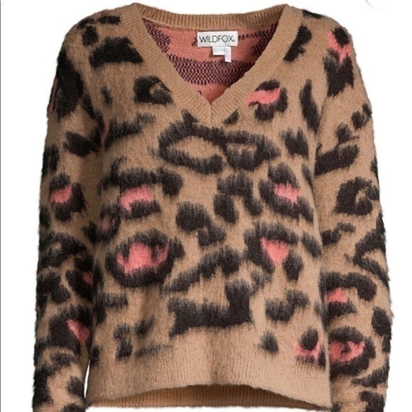 WILDFOX Preppy Kitty Tatum Sweater size S NWOT - Picture 2 of 8